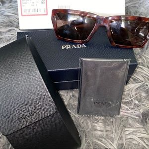 Brown Prada sunglasses